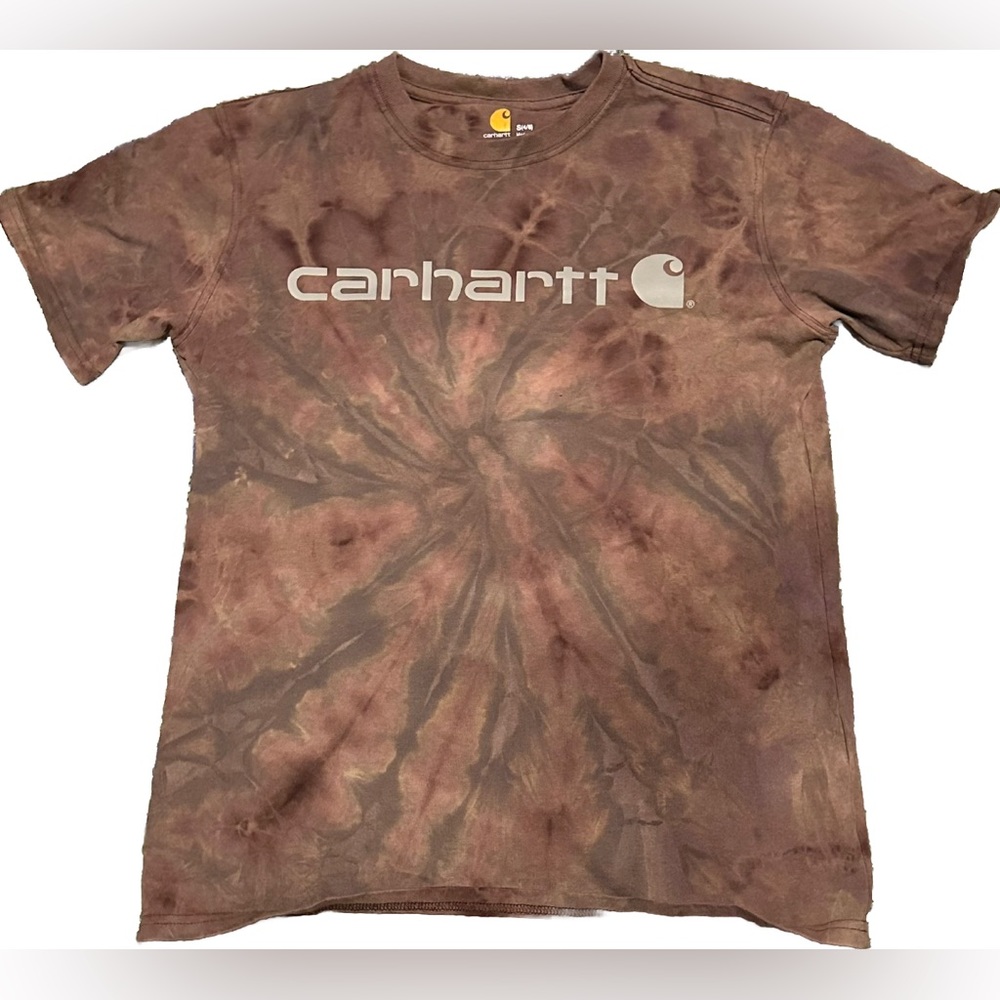 Custom Bleach Dye Carhart T. Mens sz medium